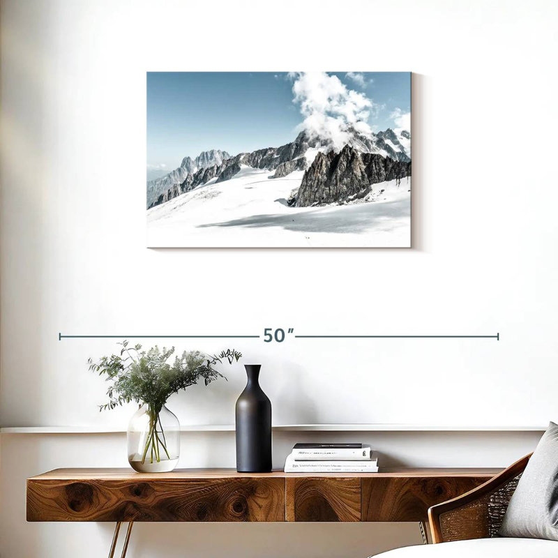 Alvord Mont Blanc Peaks, 20" H x 30" W