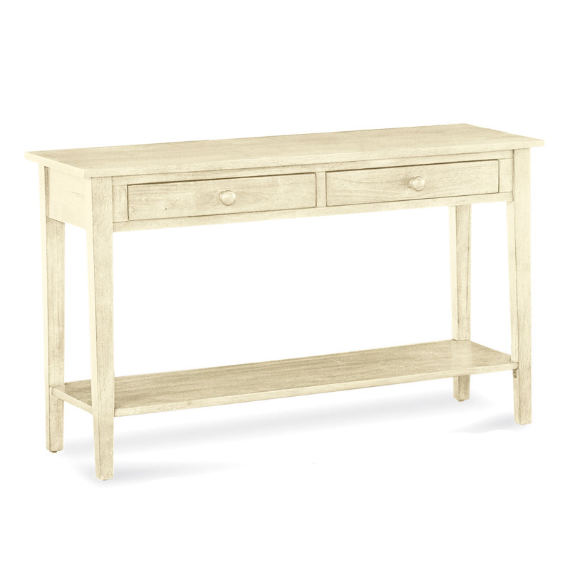 South Hampton 48'' Solid Wood Console Table, Bisque
