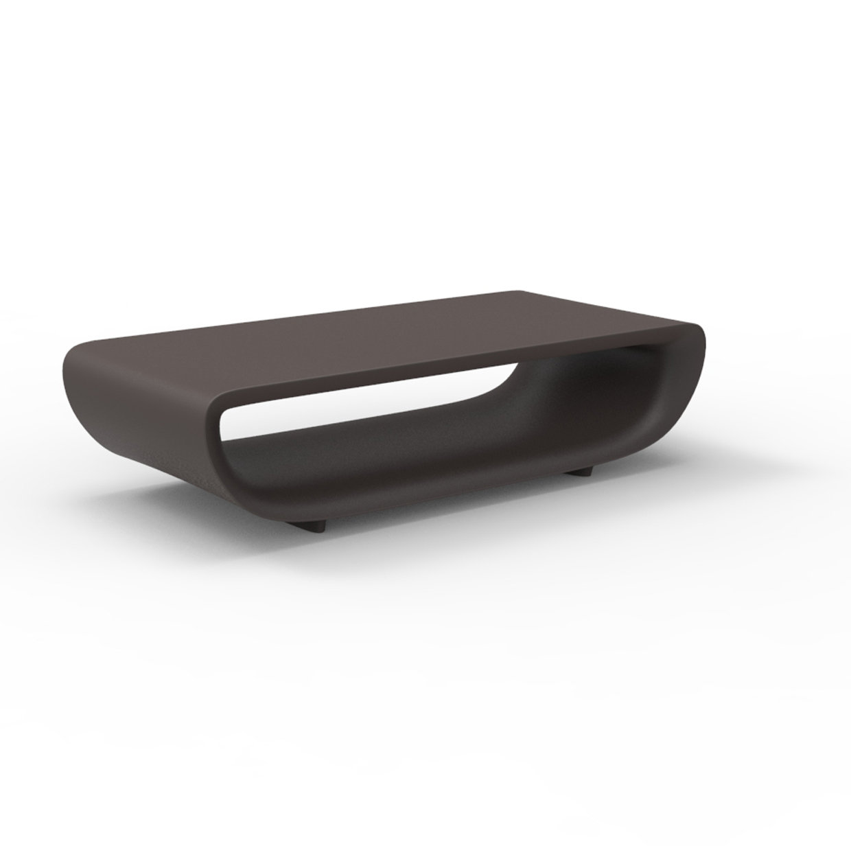 Bum Bum 58" Patio Table, Bronze