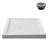 60 in. x 36 in. Corner Acrylic Shower Base in Glossy White With Center Drain, Drain Included-114639077
