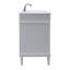 Meuble-lavabo simple 60 po Tenafly-1961691726