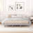 Queen Size Classic Wooden Floating Bed Frame,Low Profile Platform Bed With Sturdy Slats Support,No Headboard,No Box Spring Needed,Easy Assembly   (Gray, Queen)-1424359552-1424359559