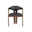 Fauteuil en similicuir H 19,5 po Lulani