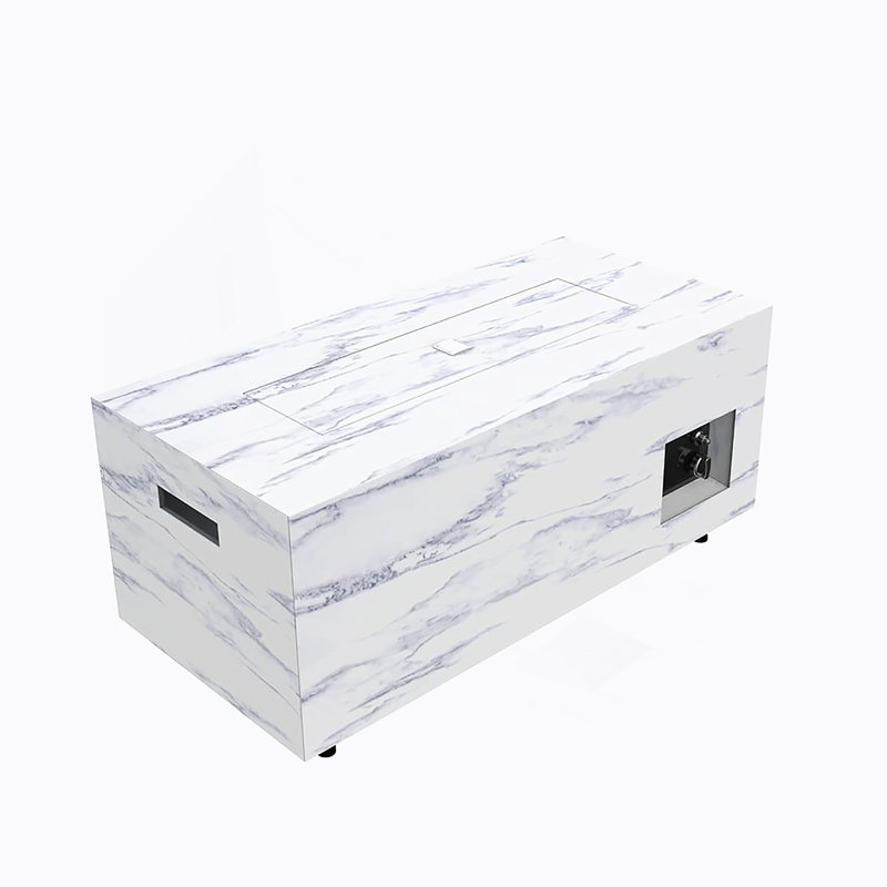 Fire Pit Table, Rectangular Firepit Table With Lid