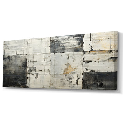 Carreau abstrait gris et gris II