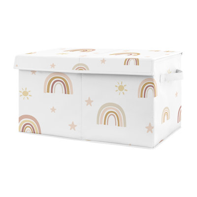 Boho Rainbow Storage Fabric Toy Box