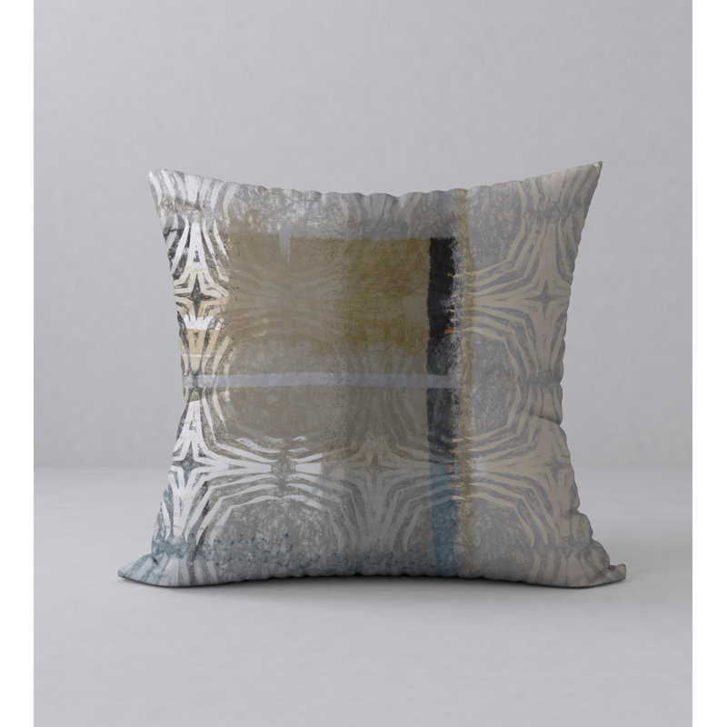 Geometric Reversible Throw Pillow, 18" x 18"