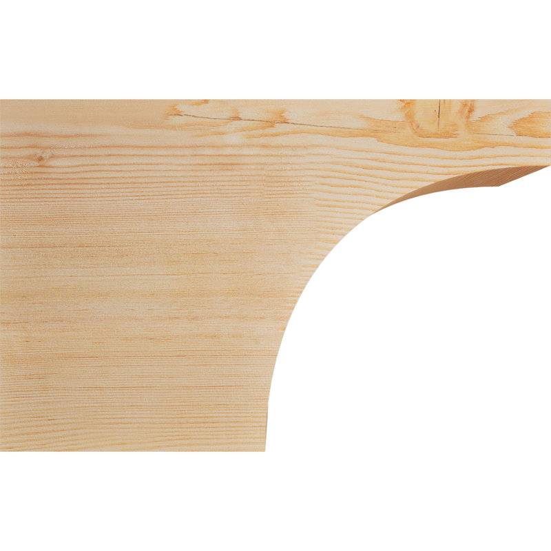 Queue de chevron lisse Huntington, Sapin de Douglas, H 12 po x l 3 1/2 po x L 18 po