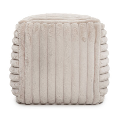 Demetrios Faux Fur Pouf