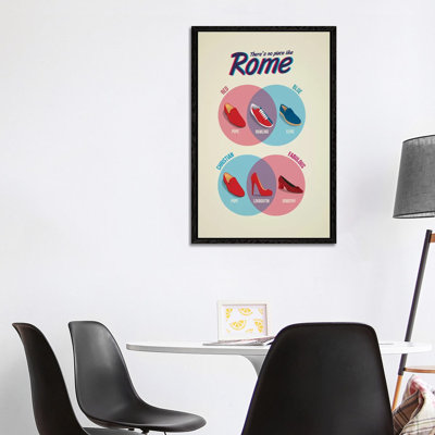 Rome by Stephen Wildish - Floater Frame Print on Canvas