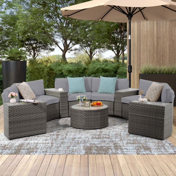 Semi Circle Outdoor Sectional