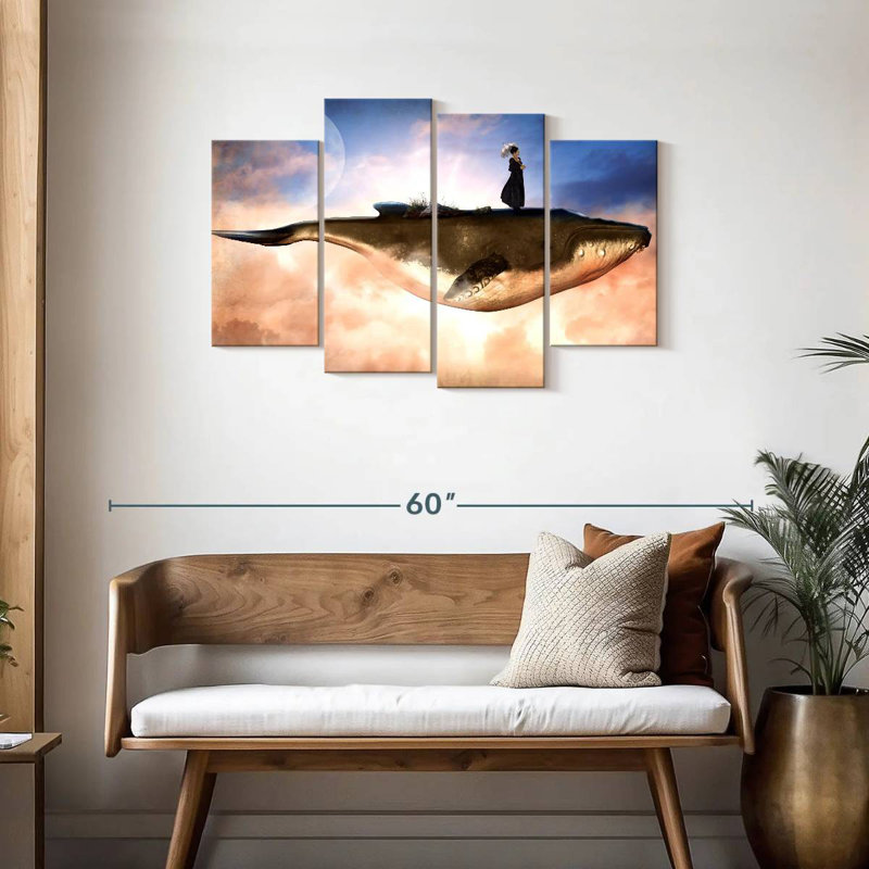Kelan Humpback Whale Daydream, 27" H x 43" W