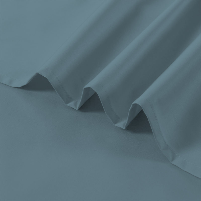 Kal 100% Cotton Sheet Set, Queen, Teal