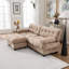 Canapé modulaire avec assise profonde et repose-pieds-865439480