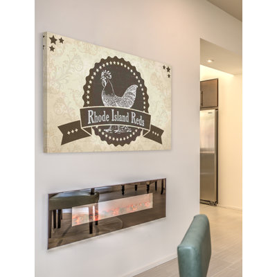 Rhode Island Reds - Wrapped Canvas Painting
