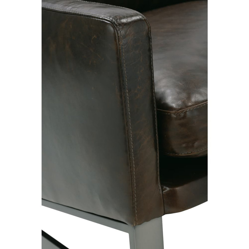 Leather Chair, Bark (KL232-80), Umber