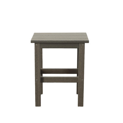Table d'appoint carrée 15 po - gris bord de mer