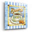«Tea Blissful Blue Teacup» par Cathy Horvath-Buchanan, art mural en verre acrylique-263743783