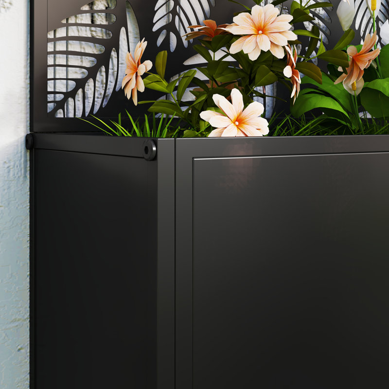 Metal Raised Garden Bed with Trellis