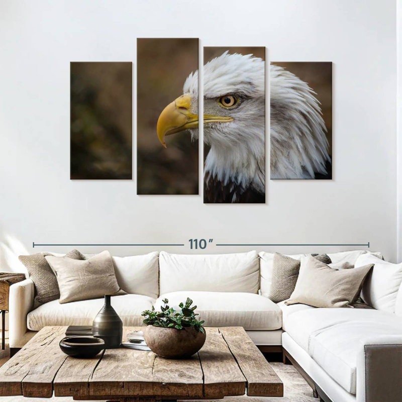 Brampt Bald Eagle Gaze, 54" H x 84" W