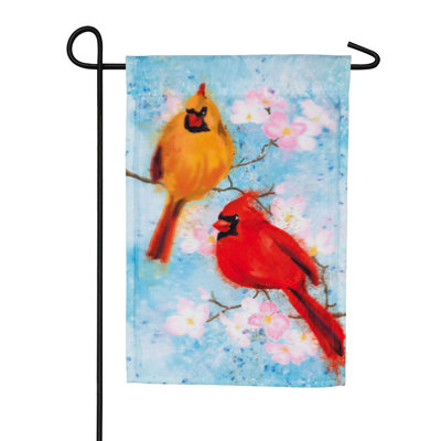 Double Sided 18'' H x 12.5'' W Linen Garden Flag