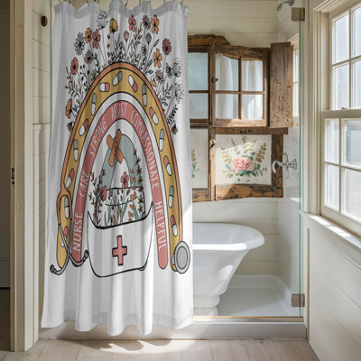Nurse Strong - 1 Piece Standard Shower Curtain