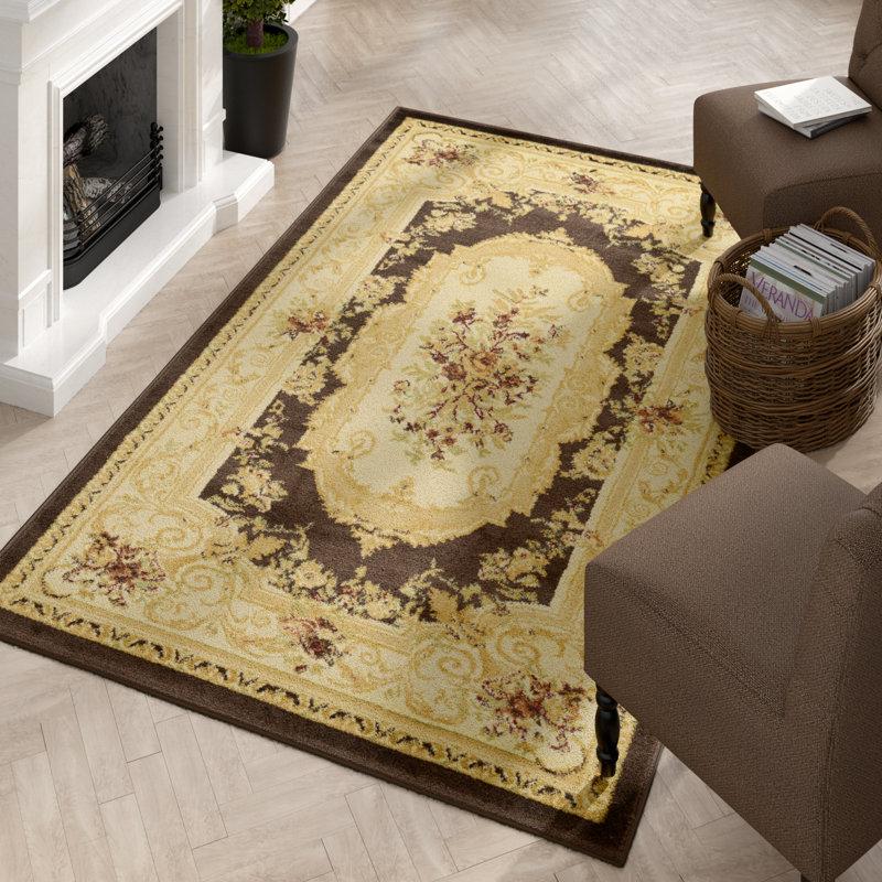 Debora Oriental Area Rug, Rectangle 10'6" x 16'5", Brown
