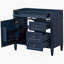 Meuble-lavabo de 36 po sans lavabo supérieur, armoire de rangement moderne avec 2 tiroirs et un tiroir rabattable (n'inclut pas le lavabo)-120226029