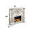 Antique White Finish Fireplace