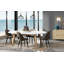 Extendable Oval Solid Wood Base Dining Table