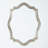 Mickelena Metal Scalloped Wall Mirror