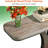 Compact Console Table,Modern Industrial Style Entryway Foyer Table,Sturdy Sofa Table