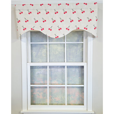 Cherry Dance Cornice Valance