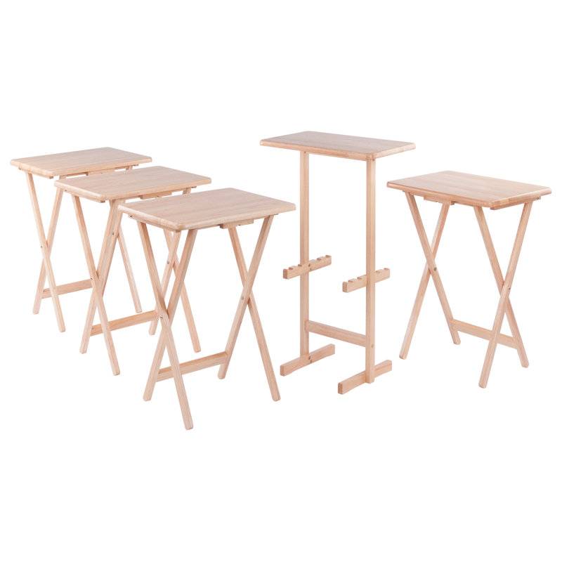 Ensemble de 5 collations Alvah, finition naturelle, Beige
