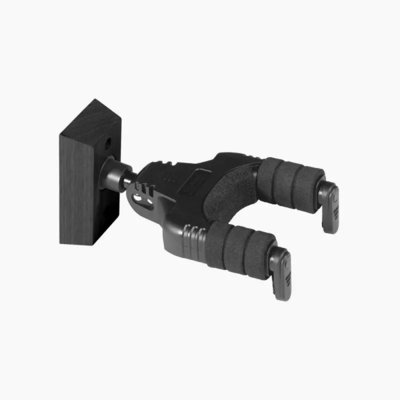 CF53F9B709E14B008AD298ACD6C5DAC5 ,Wood Locking Guitar Hanger (Black)