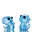 2 Piece Crystal Dragon Set