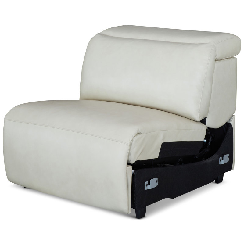 Matteo Armless Recliner, LE0601 Genuine Leather