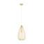 Hertel 1 - Light Gold Teardrop Pendant