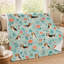Couverture à motif floral Beagle-136221508