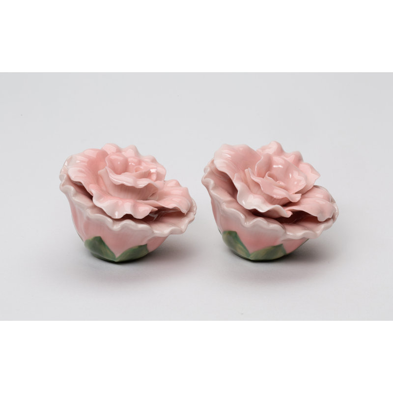 Cosmos Gifts Rose Salt and Pepper Set