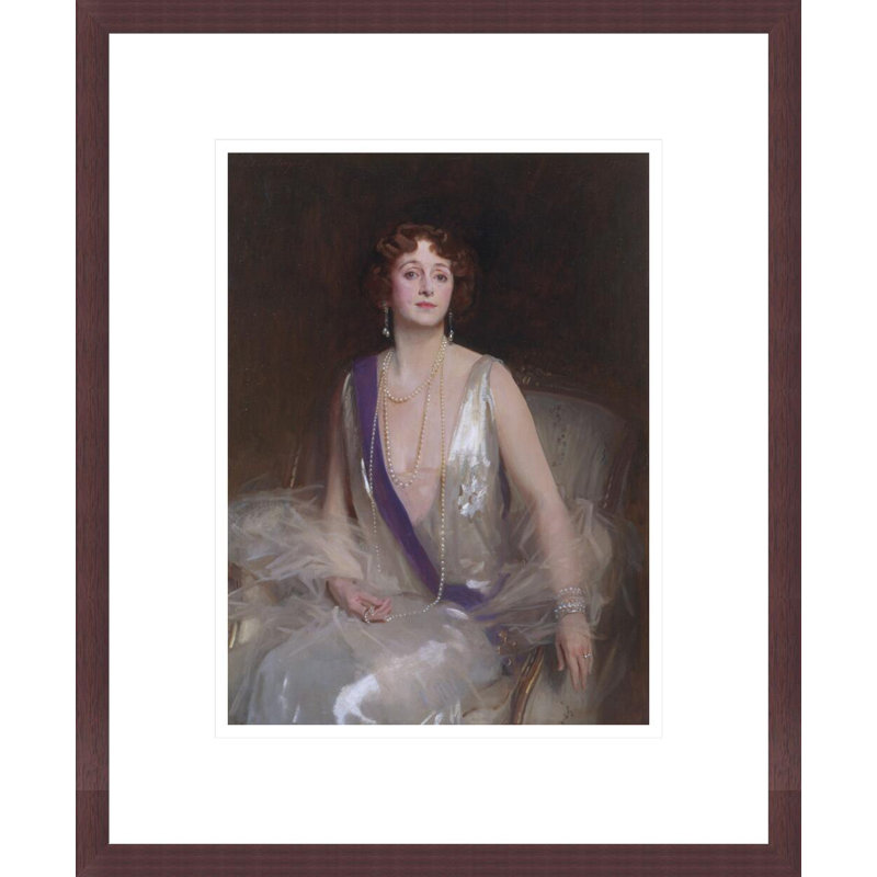 «Grace Elvina Marchioness Curzon of Kedleston» par John Singer Sargent, impression giclée encadrée, H 16,62 po x l 13,75 po