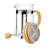 Glass And Stainless Steel French Press With Bamboo Lid And Handle