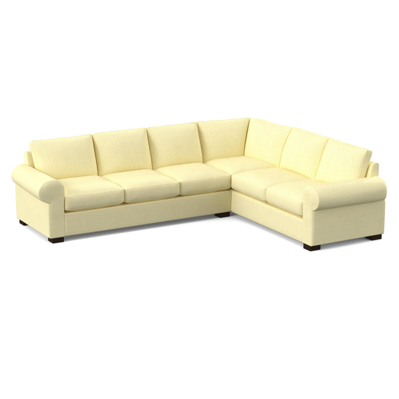 119" Wide Sleeper Corner Sectional, Hybrid, Antic Shell