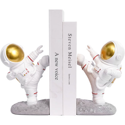 Contemporary Resin Non-Skid Bookends