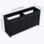 Base de meuble-lavabo double 58,69 po seulement