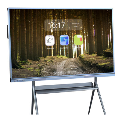 JYXCN Living Smart TVs, 4K moniteur tout-en-un multi-tactile interactif calendrier de projection sans fil 75 pouces pour la famille, les affaires et le bureau