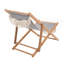 Chaise longue pliante avec coussin -117090201