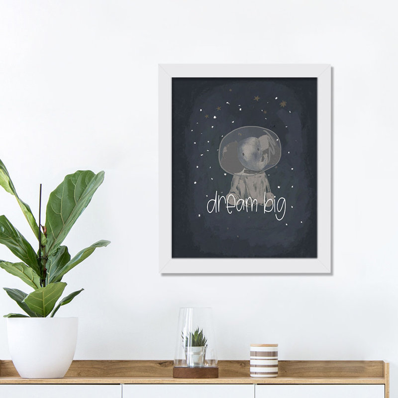 «Dream Big», art encadré, H 14 po x l 11 po x P 1 po