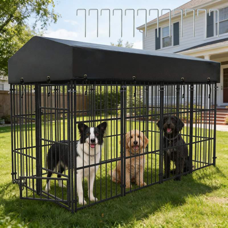 Enclos d'extérieur pour chien