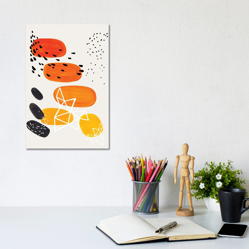 Sun Stone Frenzy by EnShape - Wrapped Canvas Print, 20.32 cm H x 30.48 cm W